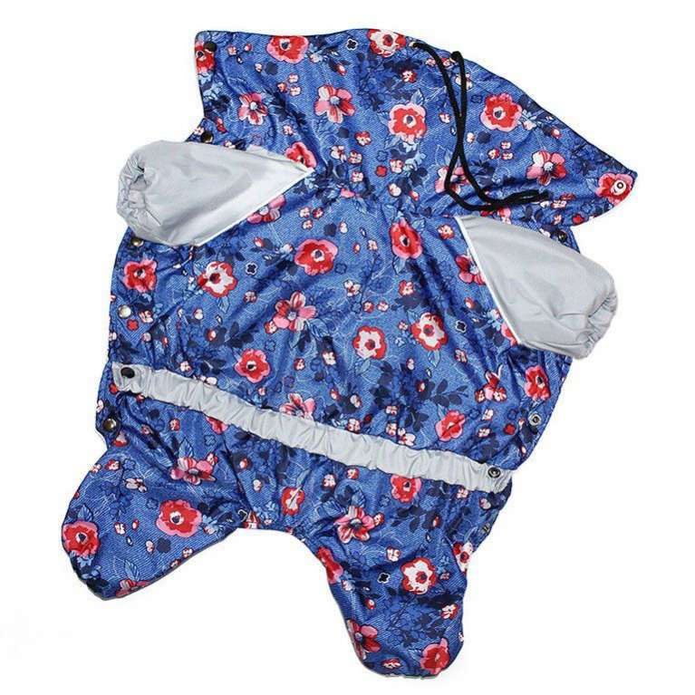 Дождевик для собаки Premium Василёк