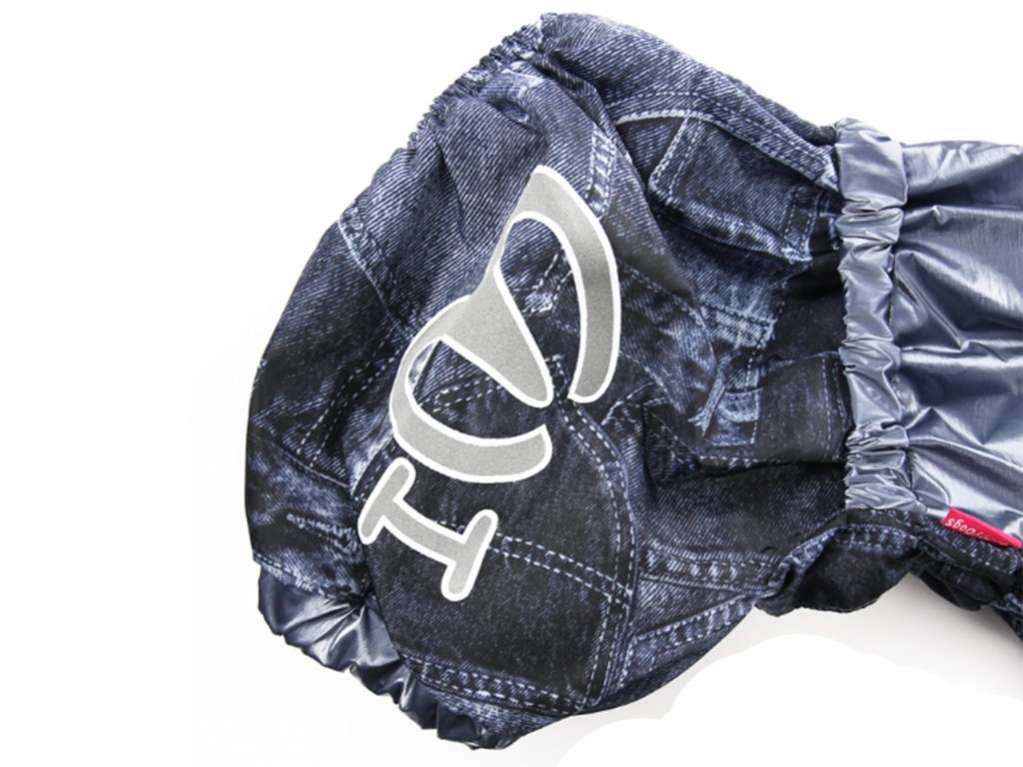 Дождевик для собак средних и крупных пород ForMyDogs Графит