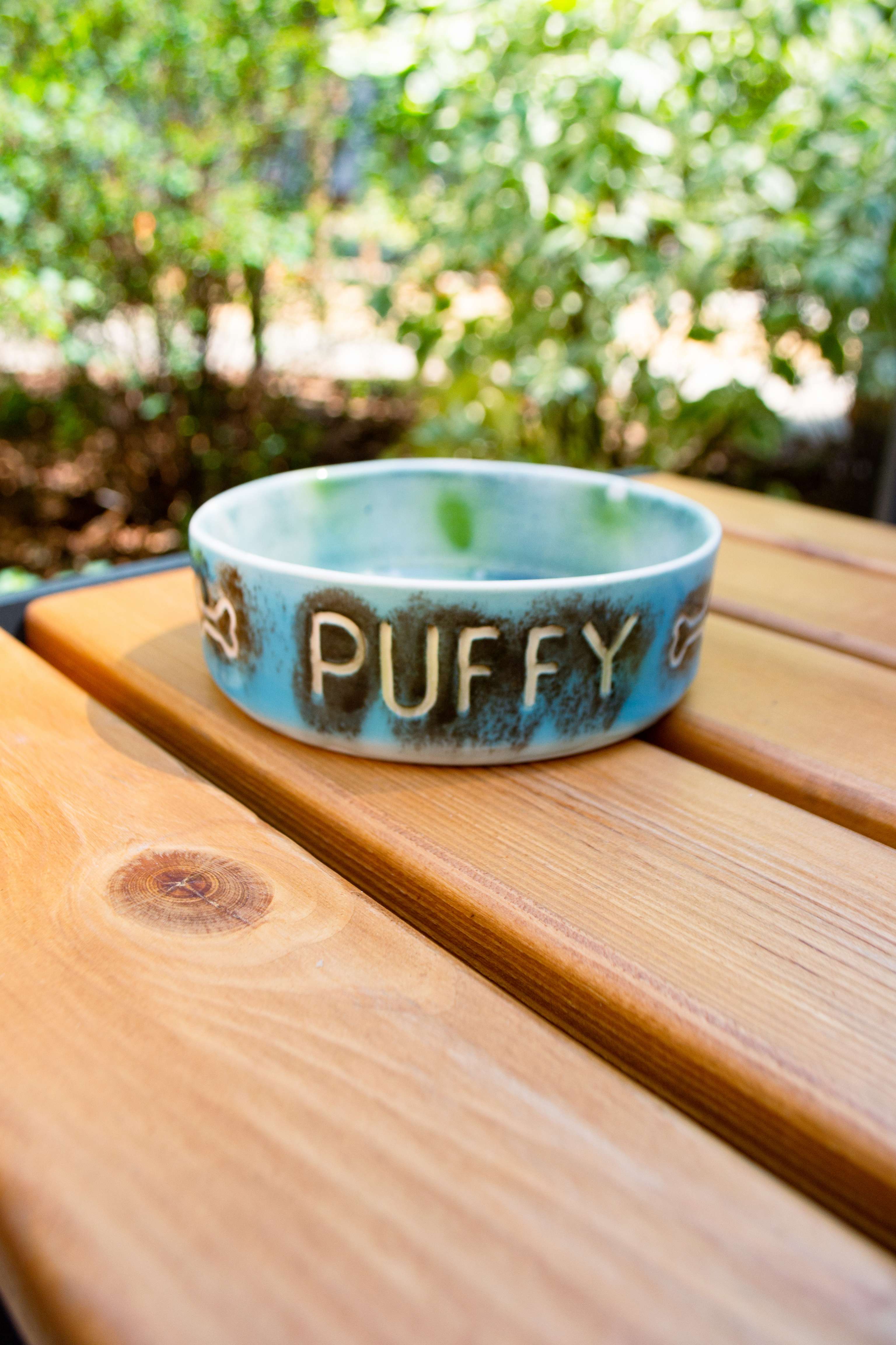 Миска для собак фарфоровая для собак Puffy Брызги краски