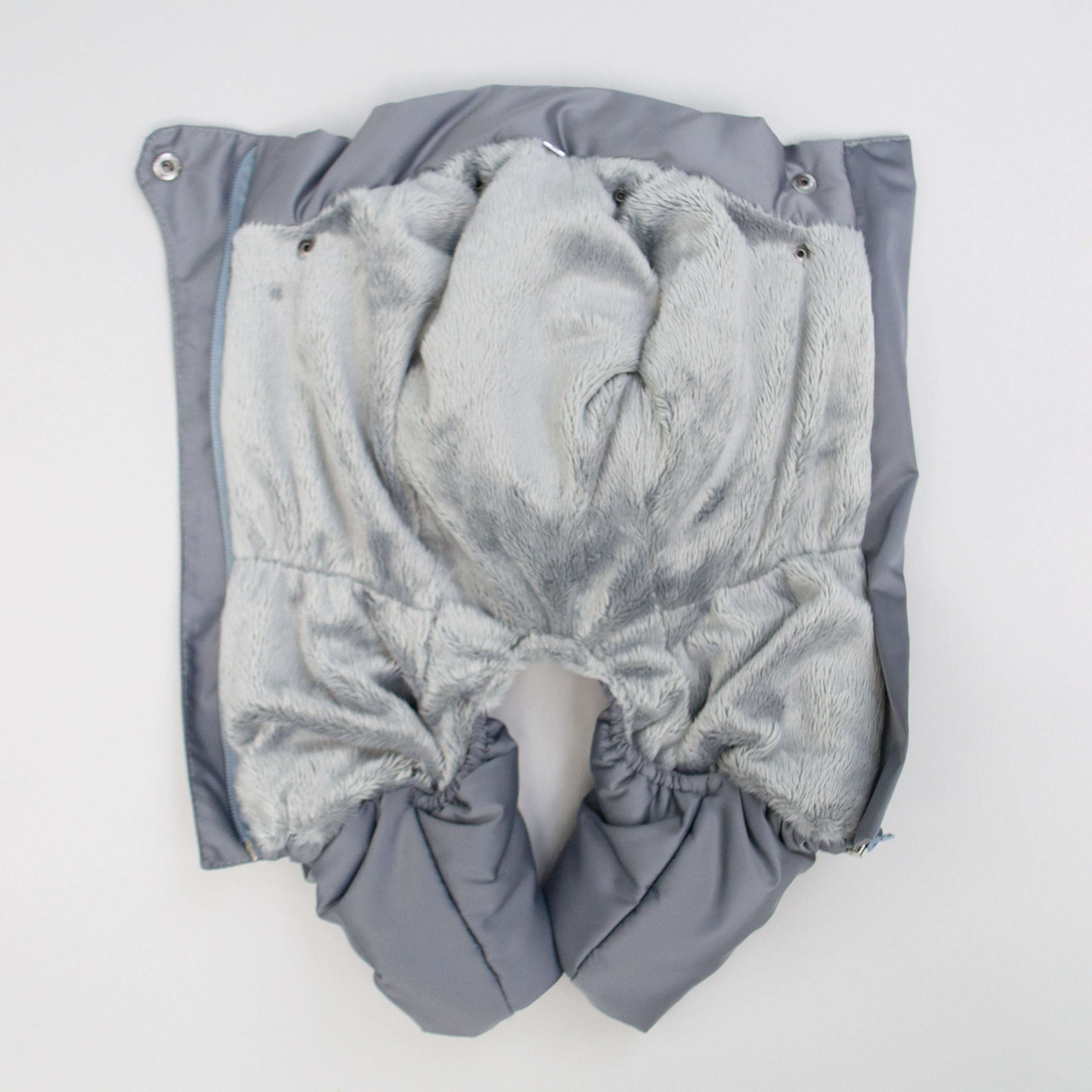 Зимний комбинезон для собак Северное сияние Сталь