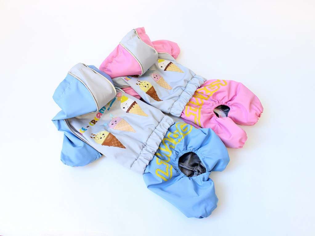 Дождевик для собаки Premium Мороженое