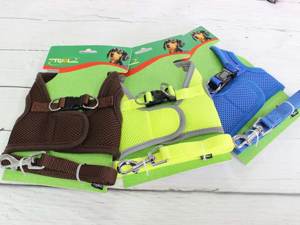 Шлейка с поводком для собак Triol Практика