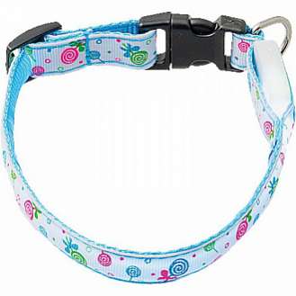 Светящийся ошейник для собак Леденцы
