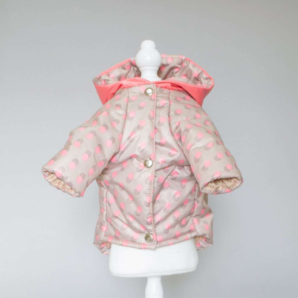 Куртка для собаки  Горошки