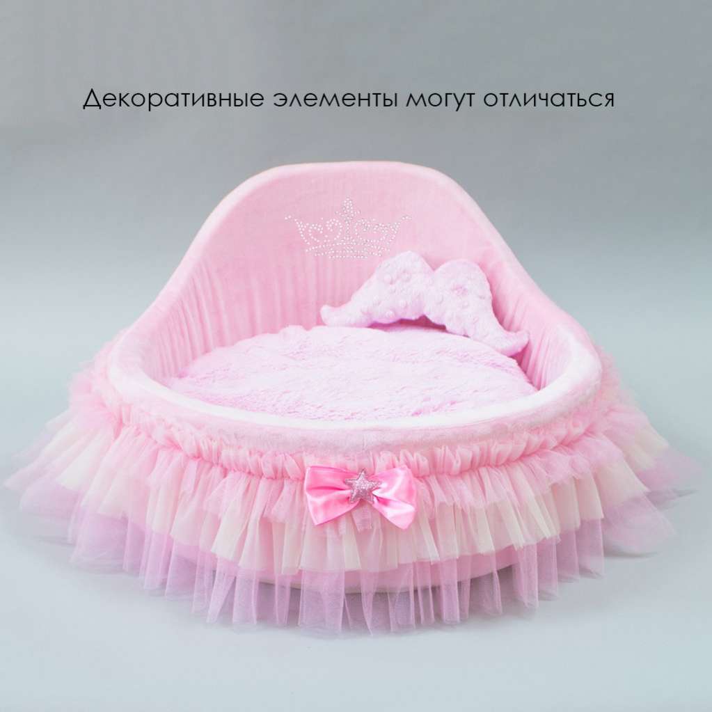 [Лежак] Лежанка для собак со спинкой Puffy Барби