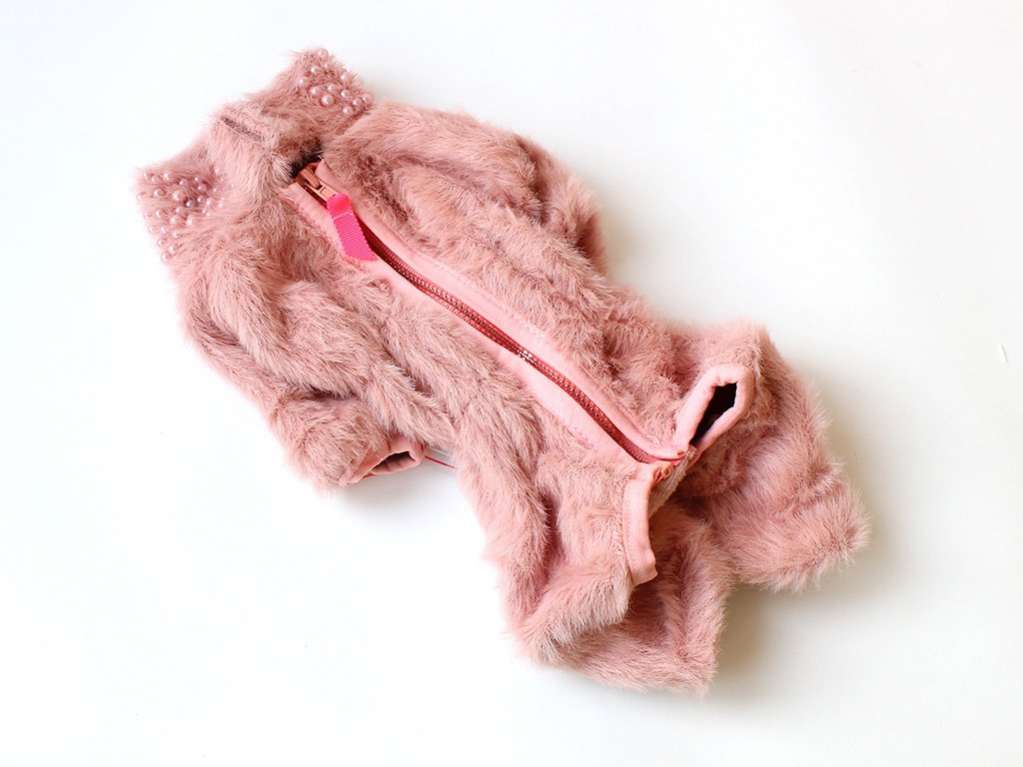 Комбинезон для собак шубка ForMyDogs Жемчужина