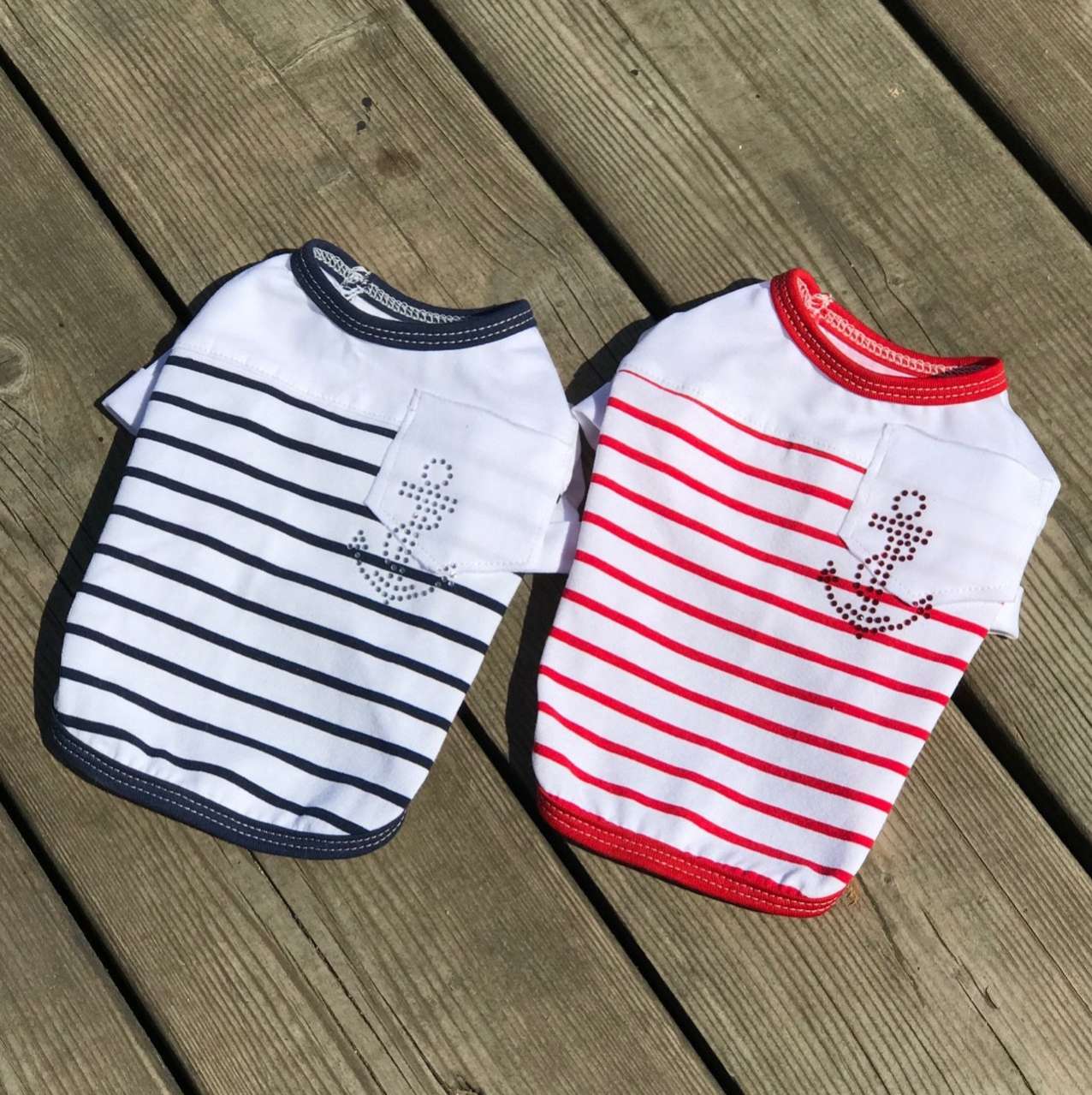 Футболка для собаки Premium Якорь