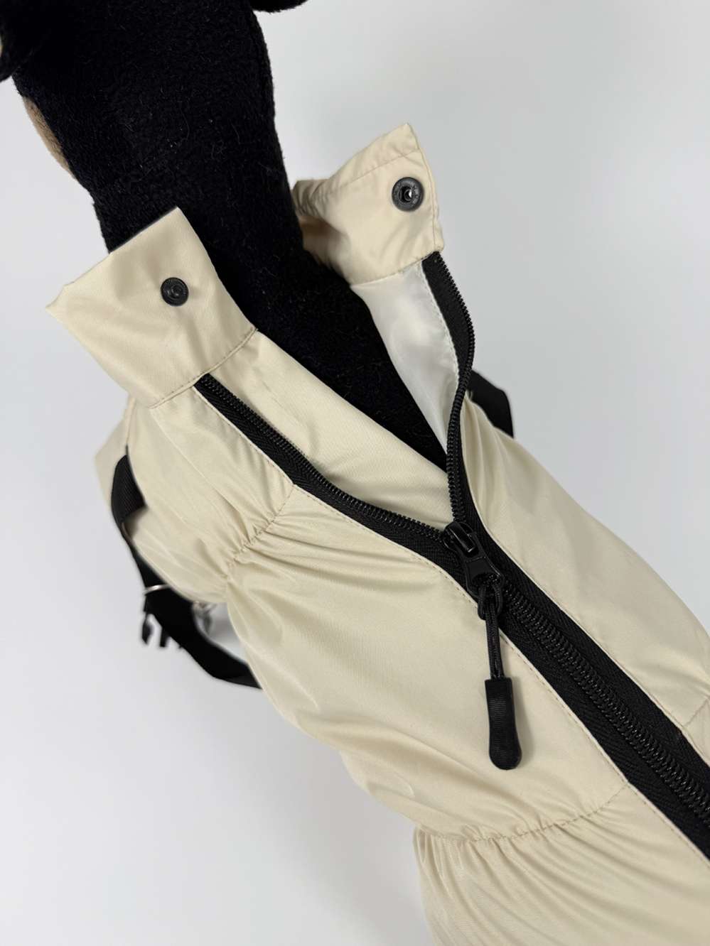 Дождевик со шлейкой Puffy Фикс Бежевый