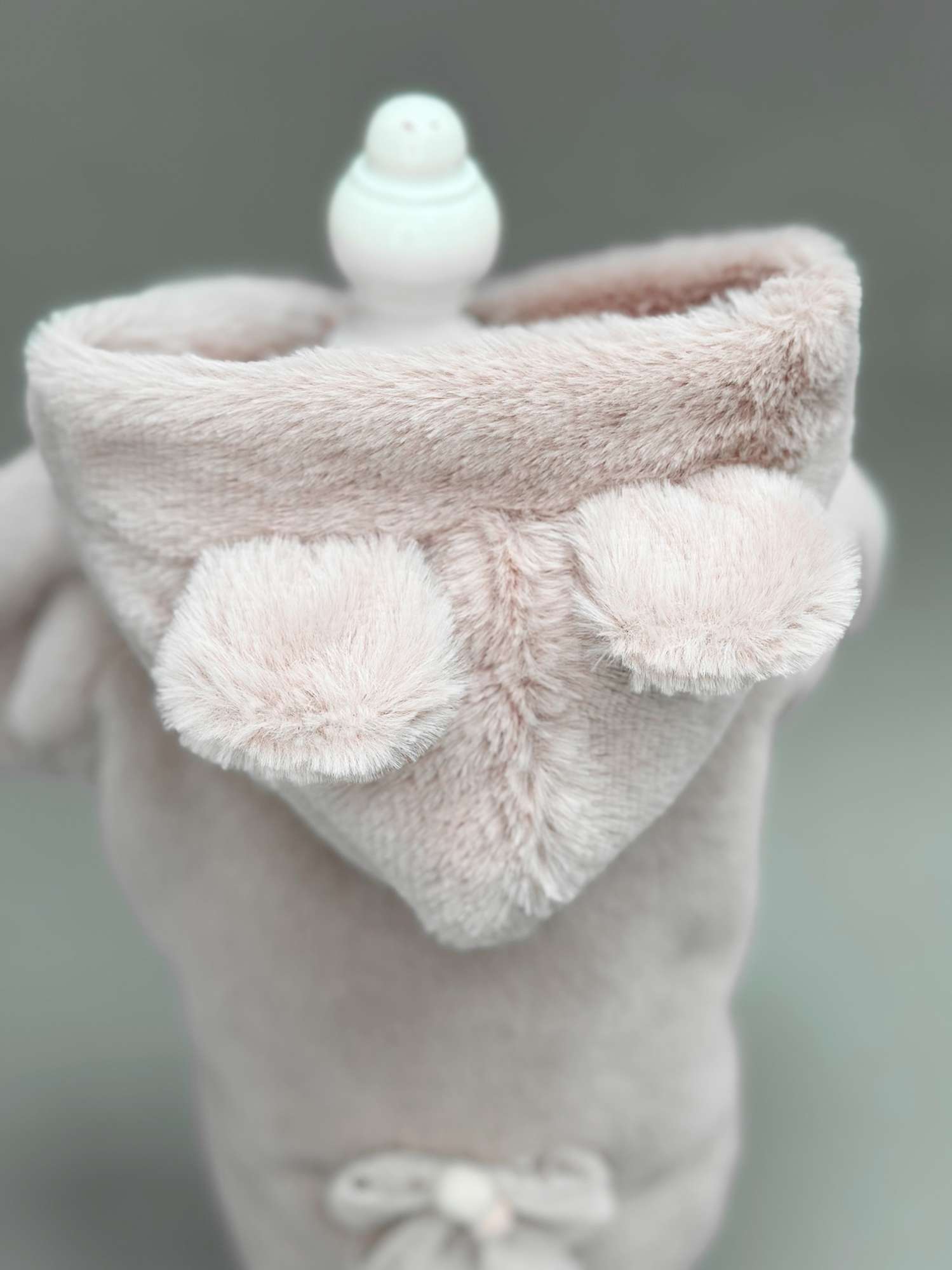 Шуба Puffy Тедди розовая