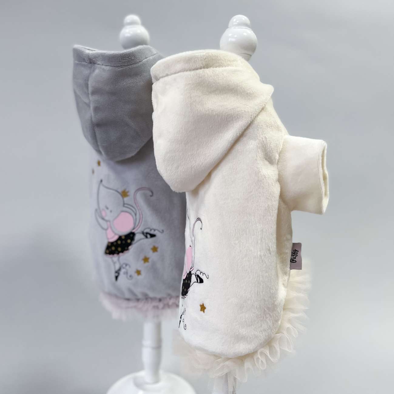 Толстовка для собаки велюровая Puffy Тутси