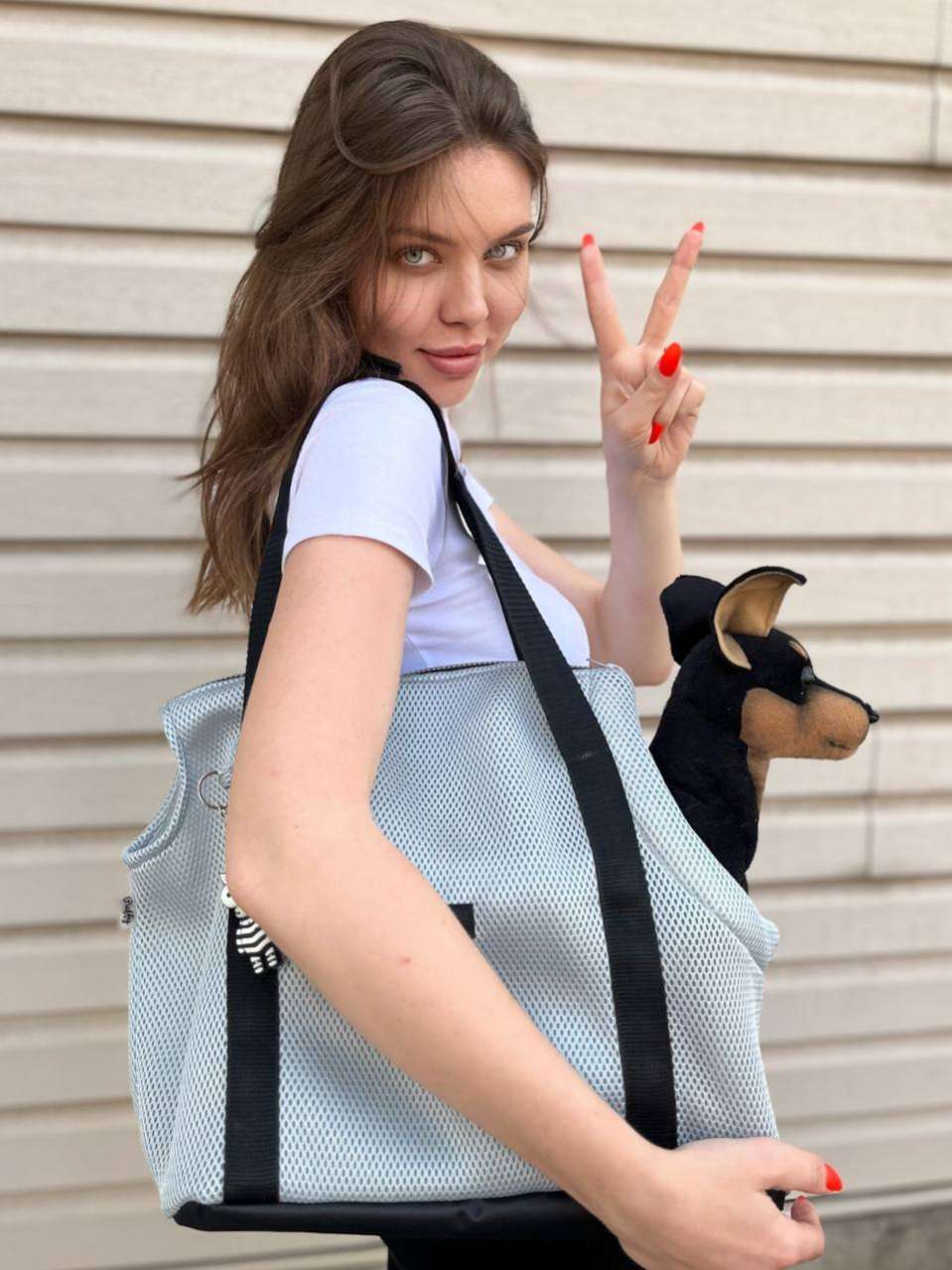 Сумка для собак Puffy Жара Серый