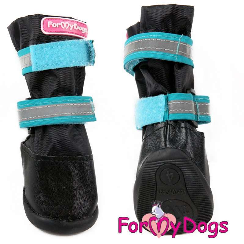 Сапоги для собак ForMyDogs Урбан Черно-Синие