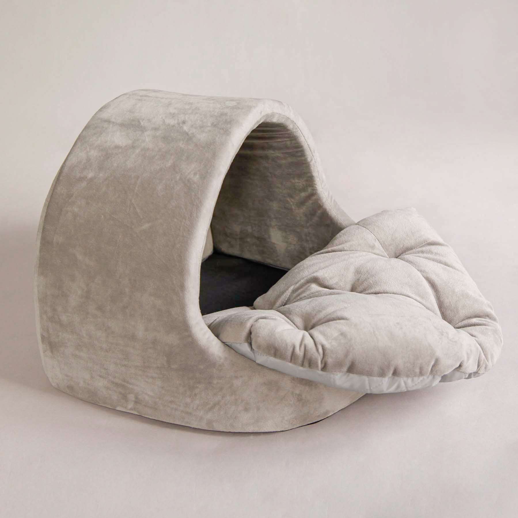 Домик для собаки круглый Puffy Пепел