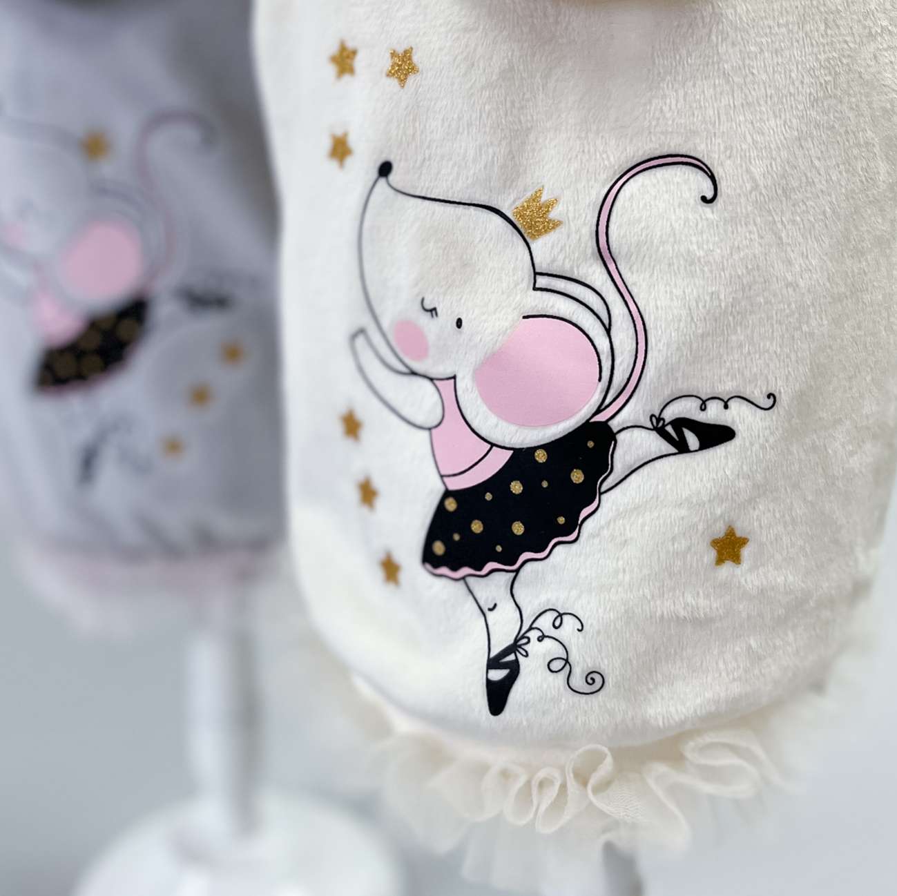 Толстовка для собаки велюровая Puffy Тутси