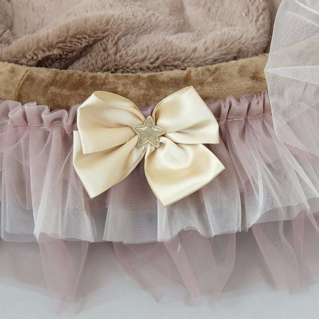 Домик для собаки со шторками Puffy Мокко