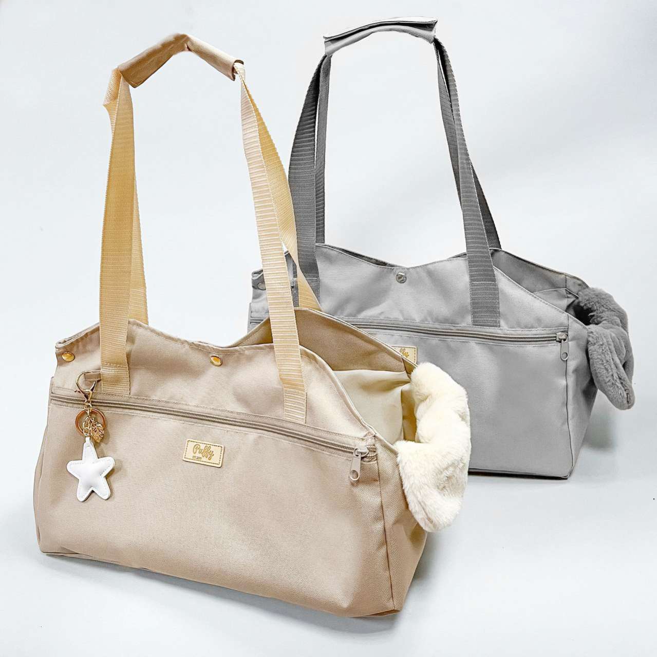 Сумка для собак летняя Puffy Калифорния Серый