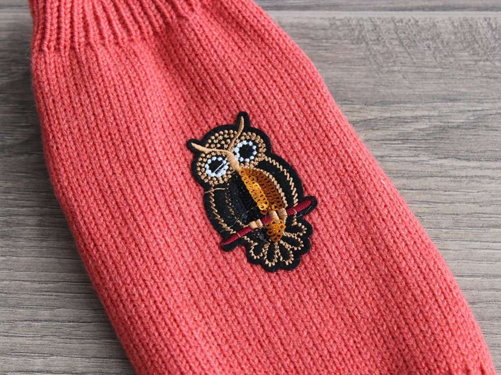 Вязаный свитер для собаки Puffy Филин