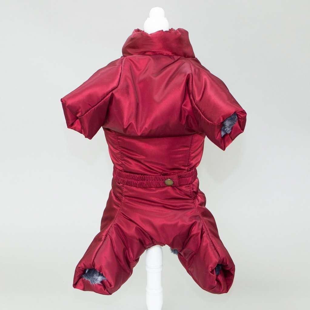 Комбинезон для собак Puffy Дутик Амарант