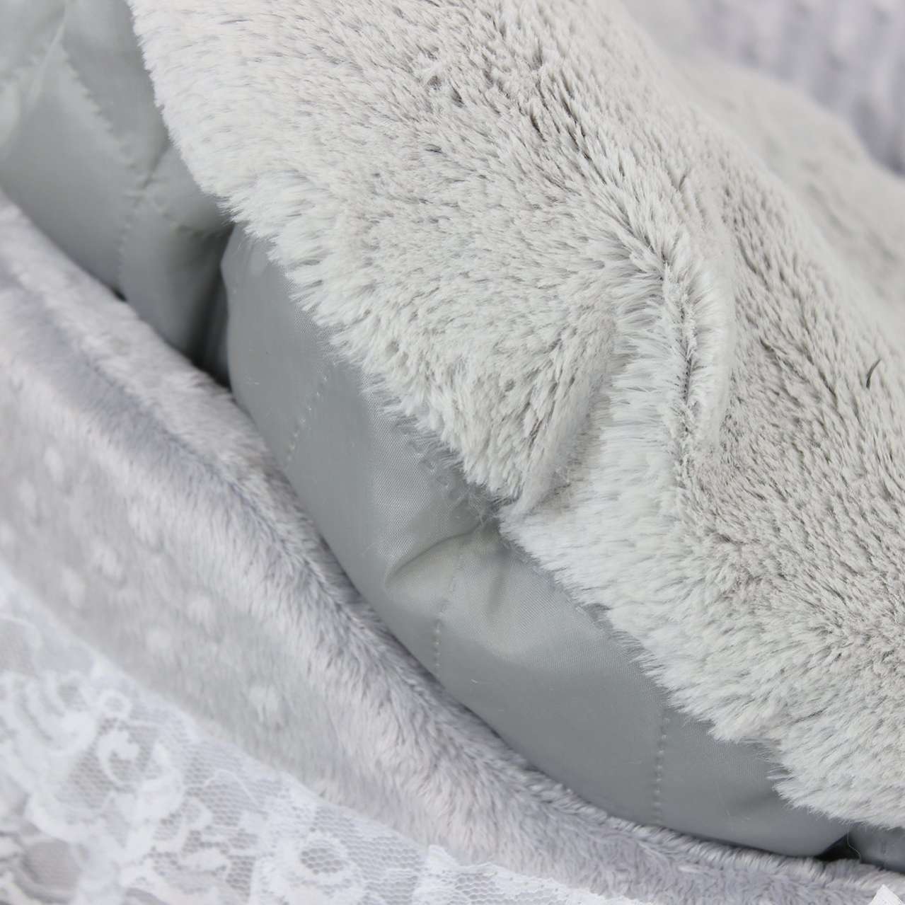 [Лежак] Лежанка для собак Puffy Дымка