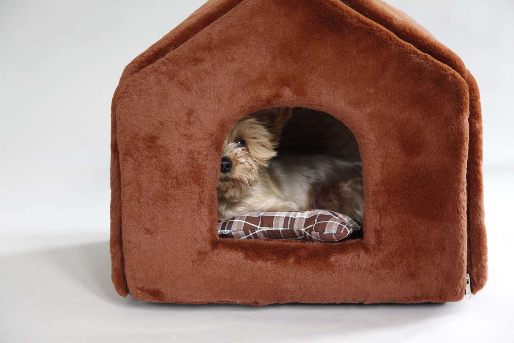 Домик для собаки Puffy Fancy Каштан