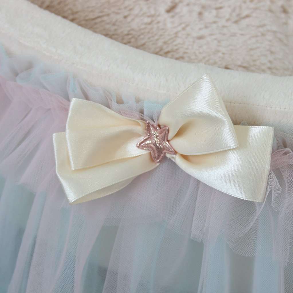 [Лежак] Лежанка для собак со спинкой Puffy Мэджик