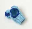 Вязаная шапка для собаки капор с закрытыми ушами Puffy