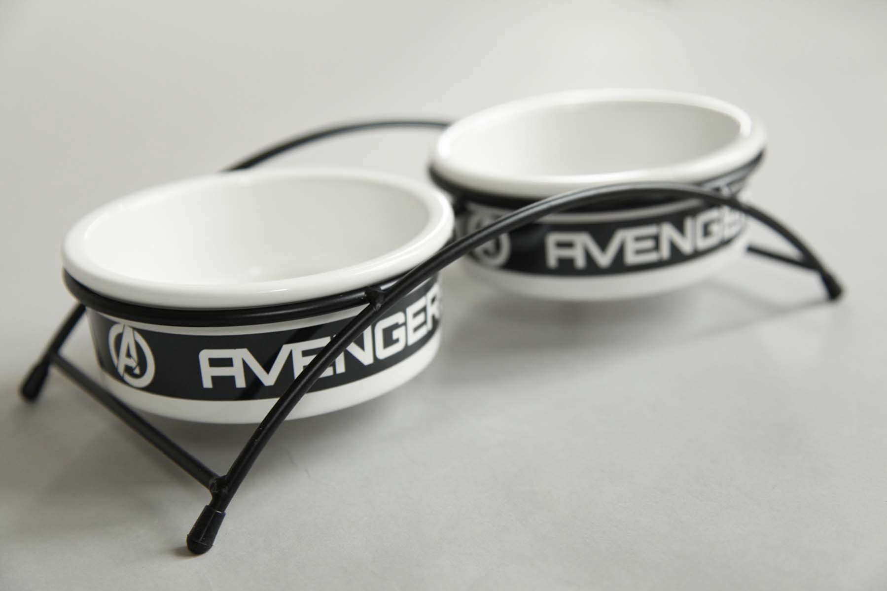 Миска для собак на подставке Мстители