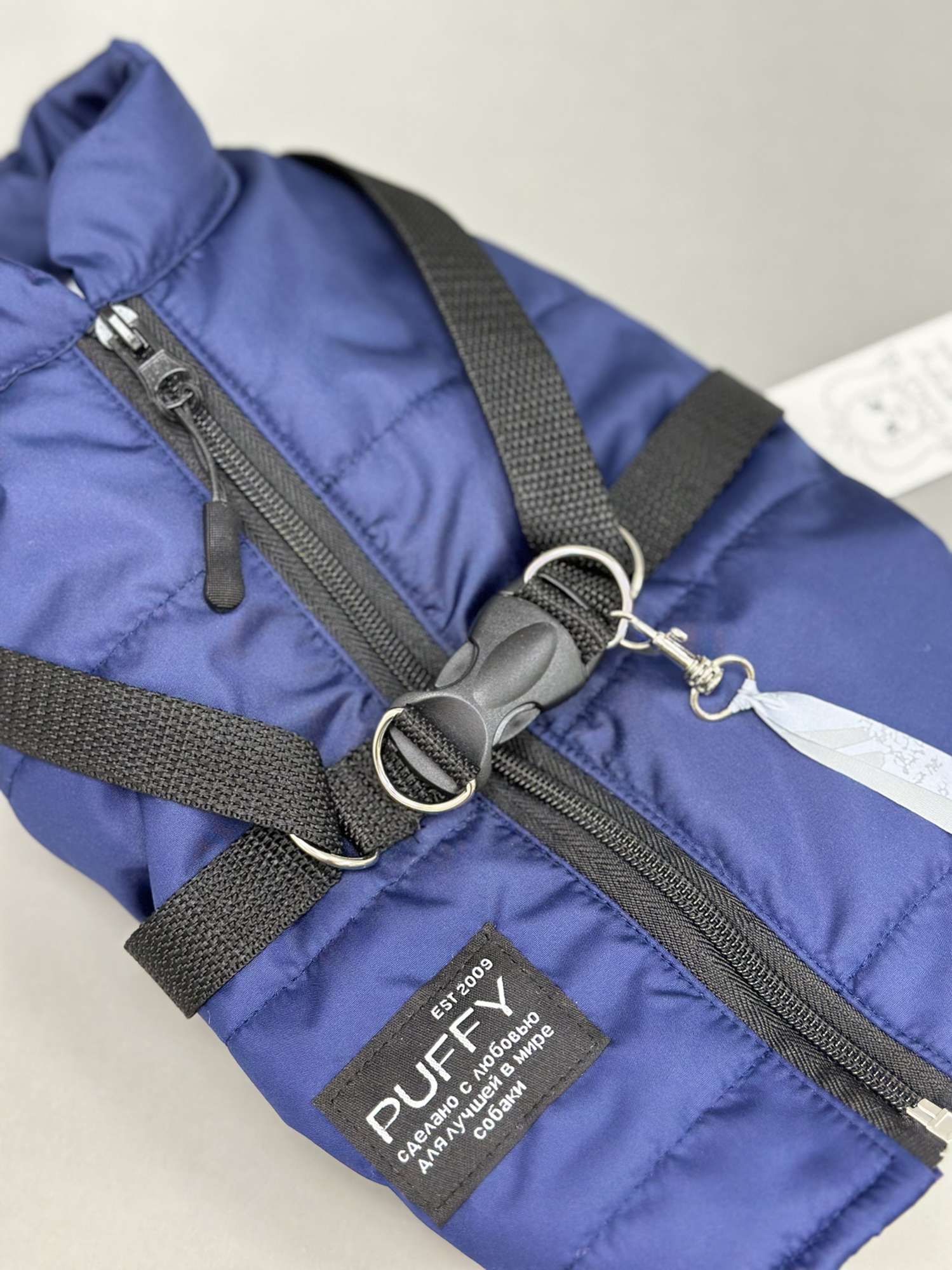 Жилетка для собак Puffy Фикс синяя