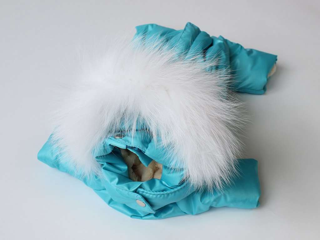 Комбинезон для собак Северное сияние Бирюза