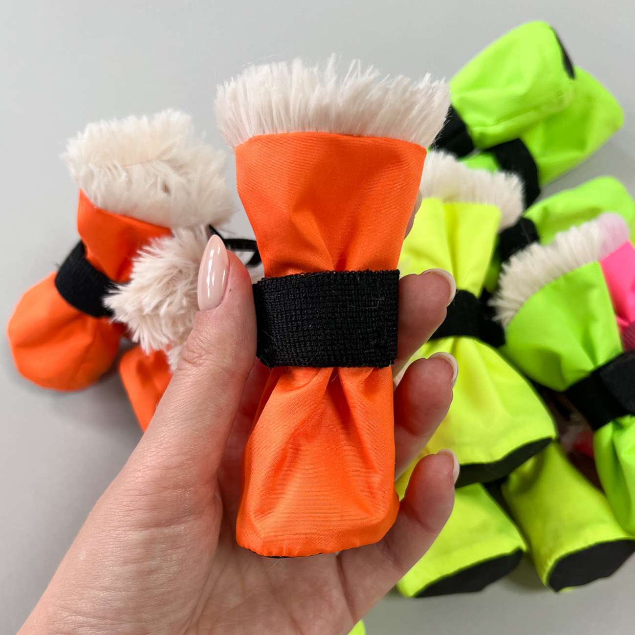 Зимняя обувь для собак Подтяжки Фреш Оранжевый