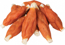 Деревенские лакомства для щенков Куриные рулетики