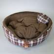 [Лежак] Лежанка для собак Puffy Браун