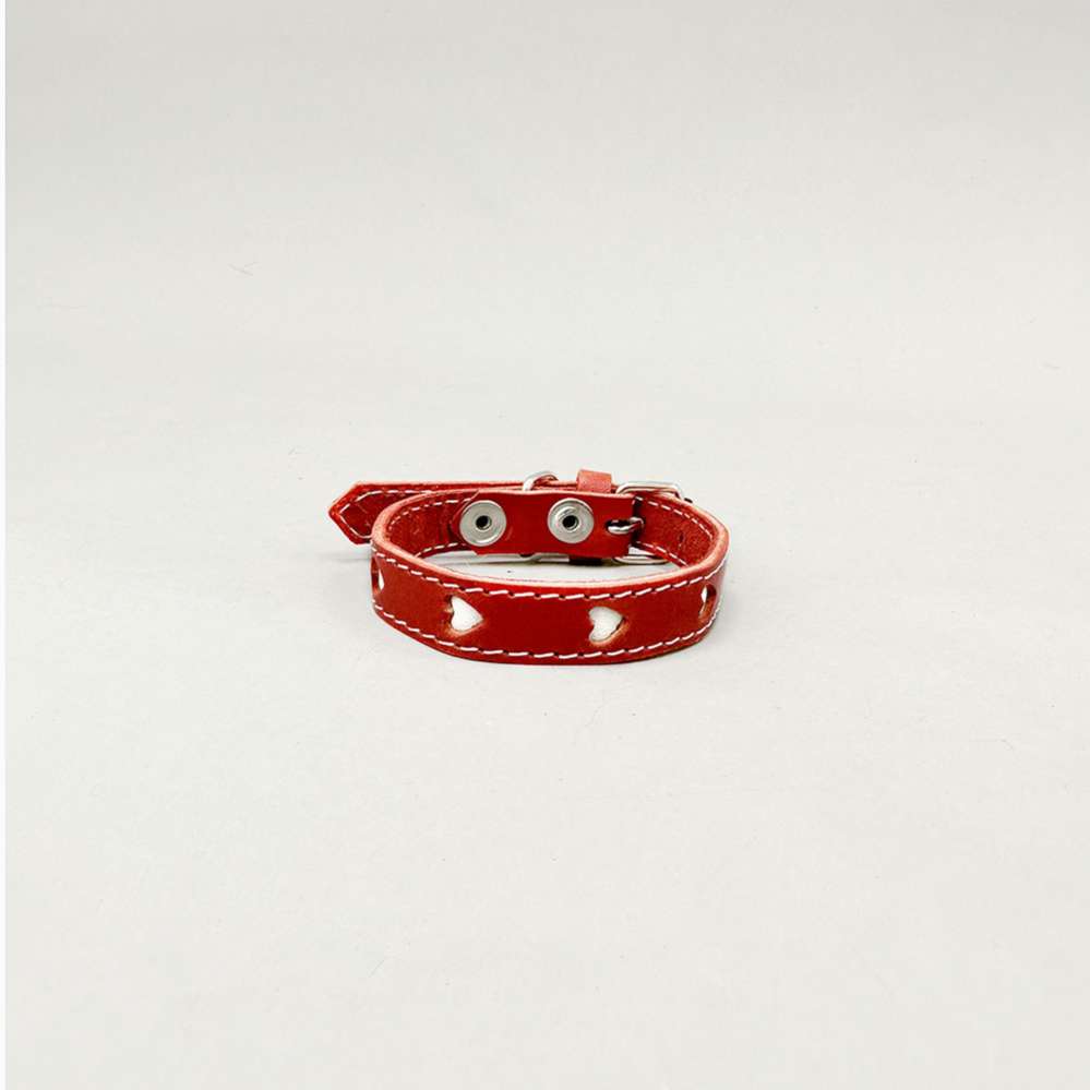 Ошейник для собак Puffy с высечкой на подложке, Сердечки