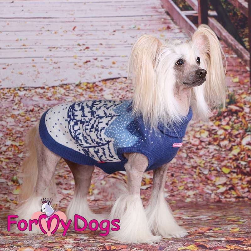 Свитер для собак ForMyDogs Зимний лес