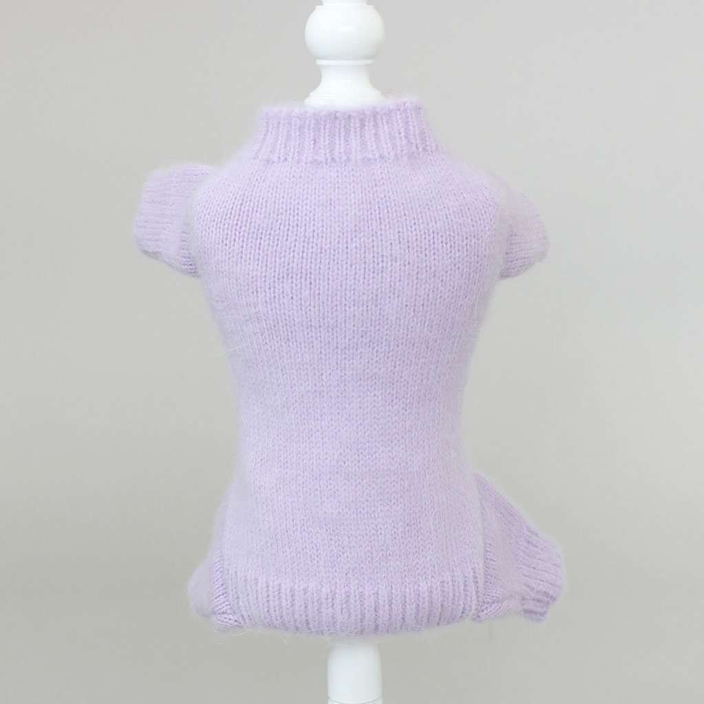 Вязаный костюм для собак Puffy пух норки