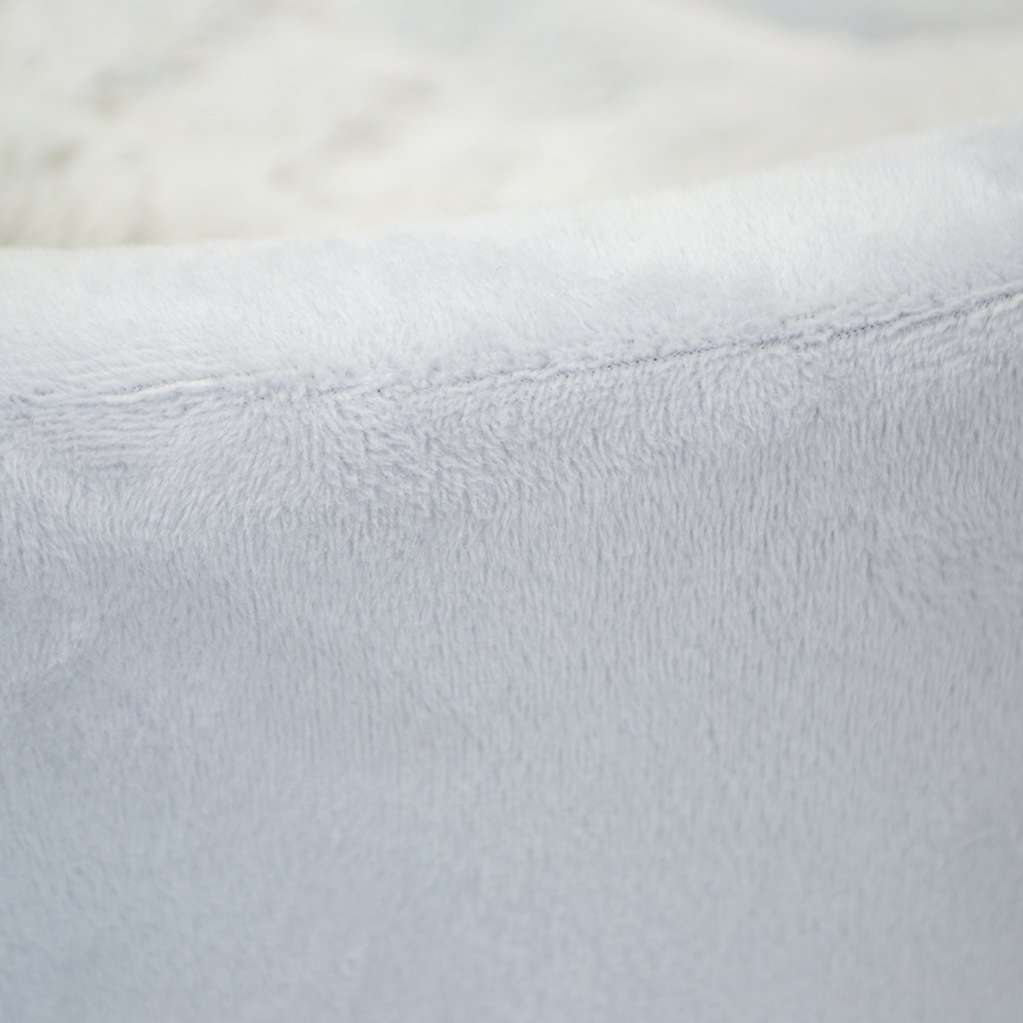 [Лежак] Лежанка для собак Puffy Серебро