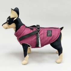 Жилетка для собак Puffy Фикс бордо