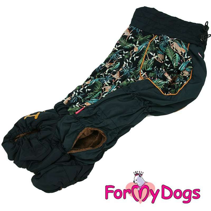 Комбинезон для собак на длинную спину ForMyDogs Джунгли