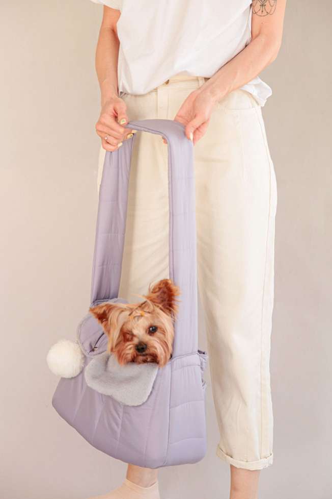 Сумка-слинг Puffy Прогулка сиреневая