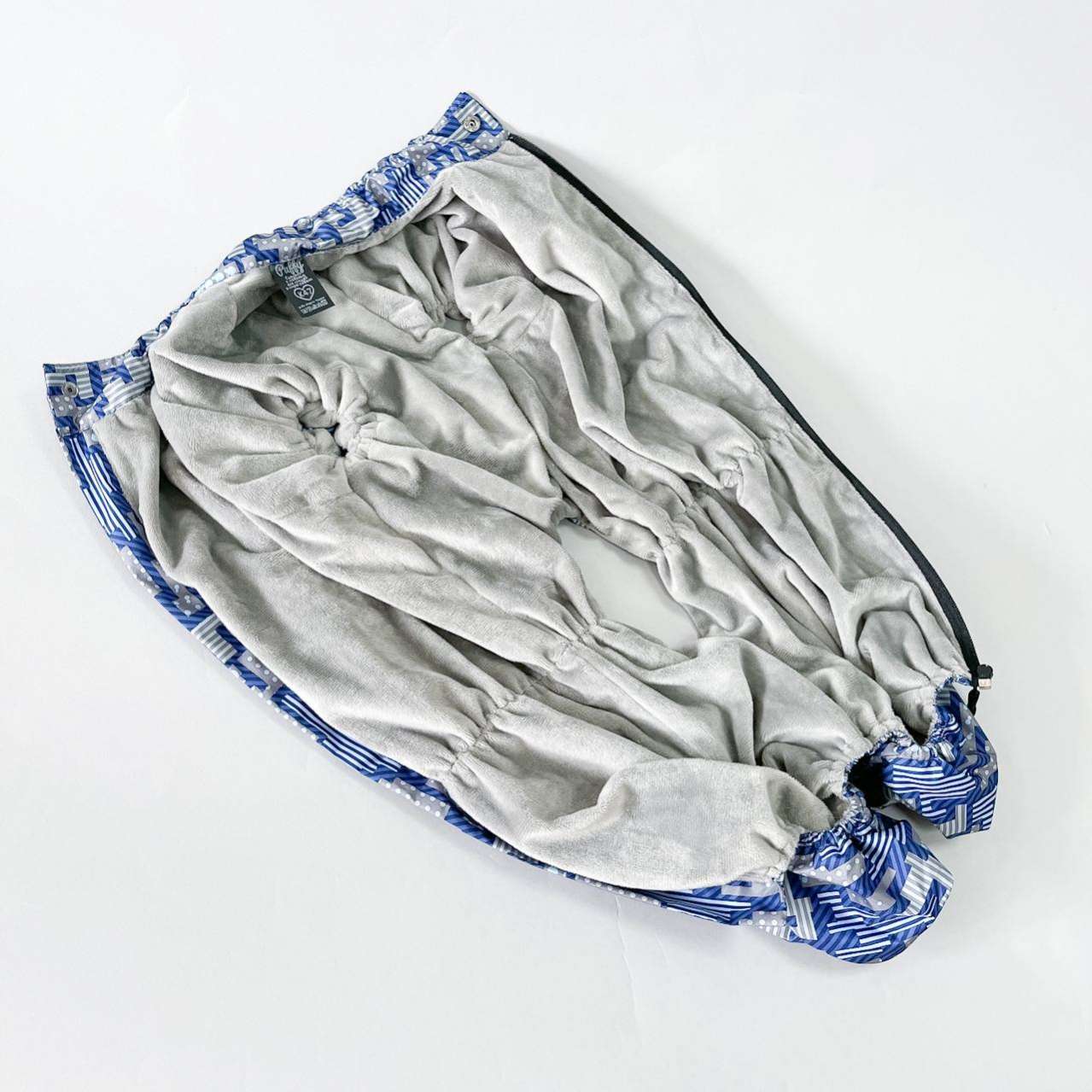 Дождевик для таксы и корги утепленный Puffy Графика