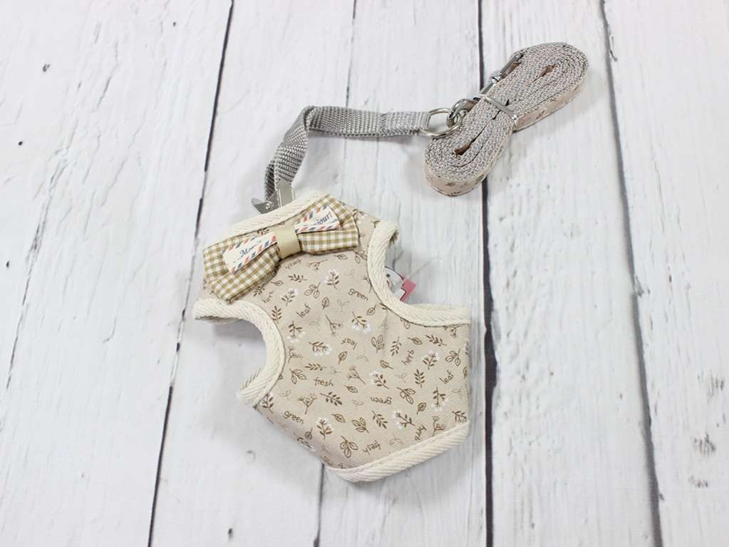 Шлейка с поводком для собак Pet Bonjour