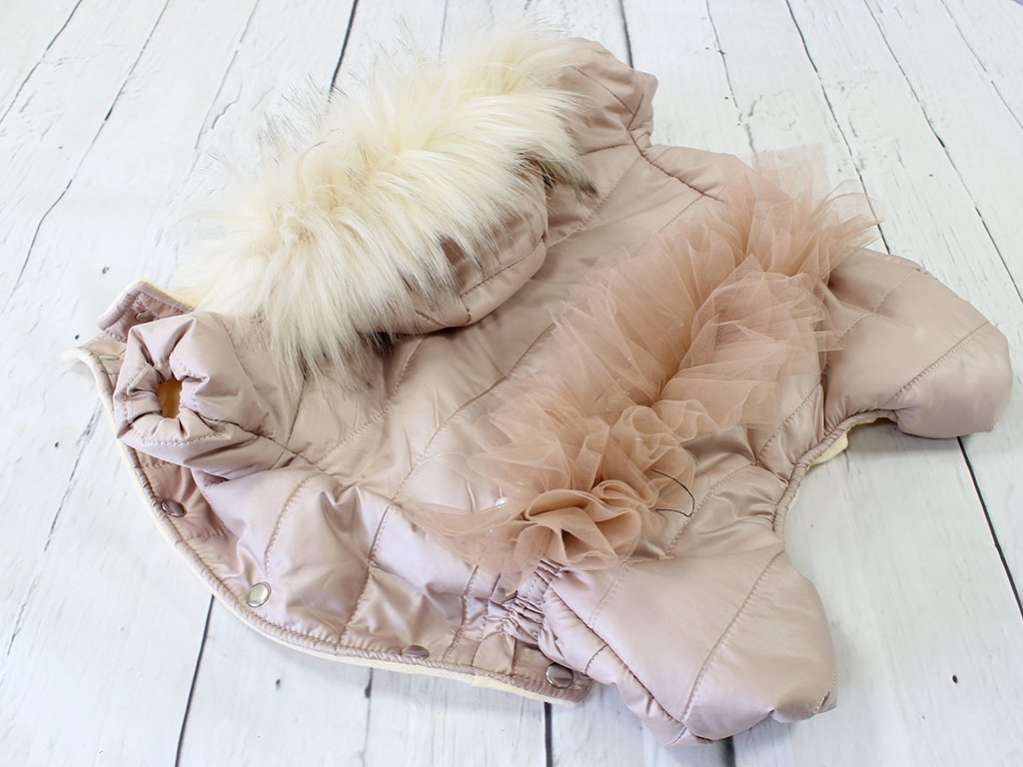 Комбинезон для собак Puffy Айвори