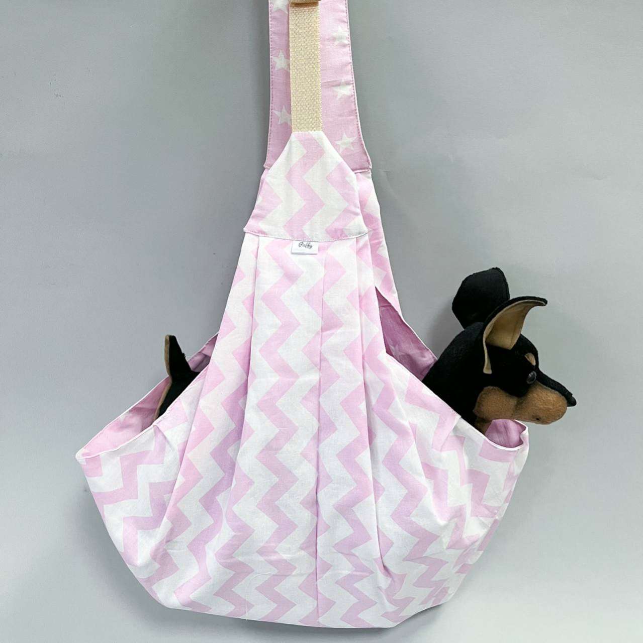 Гамак для собак летний Puffy Пудра Зигзаг