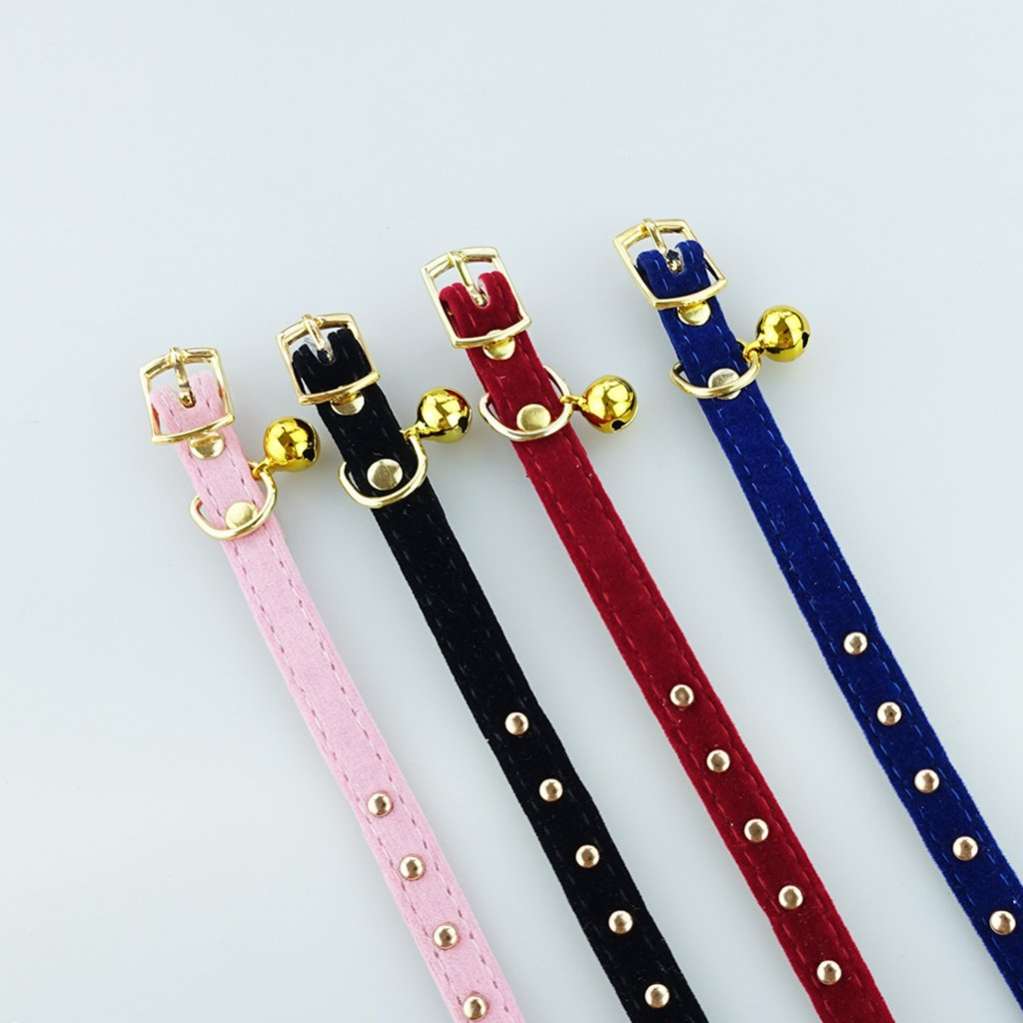 Ошейник для собак Pet Велюр с кнопками