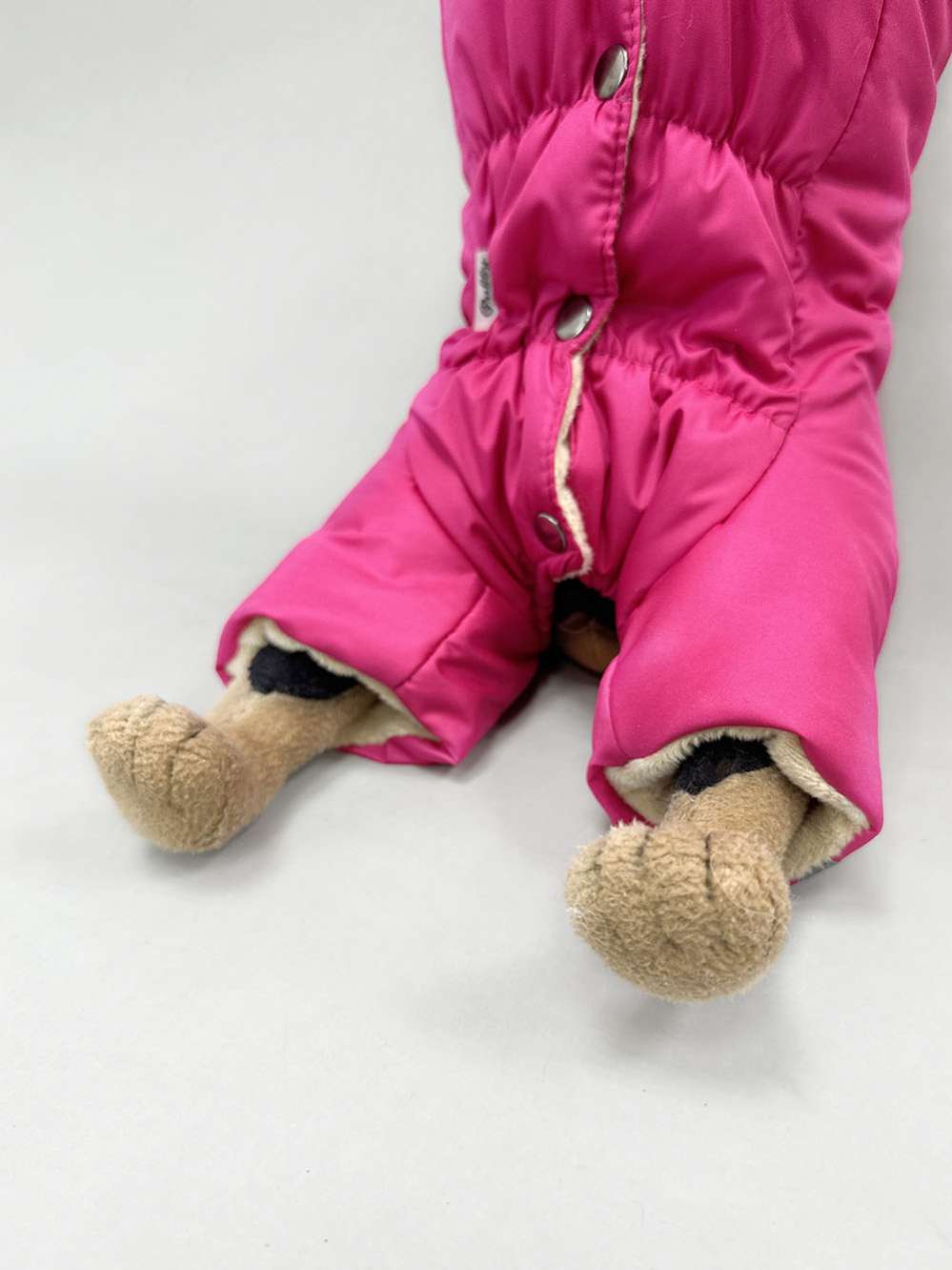 Комбинезон для собак Puffy Дино Малиновый