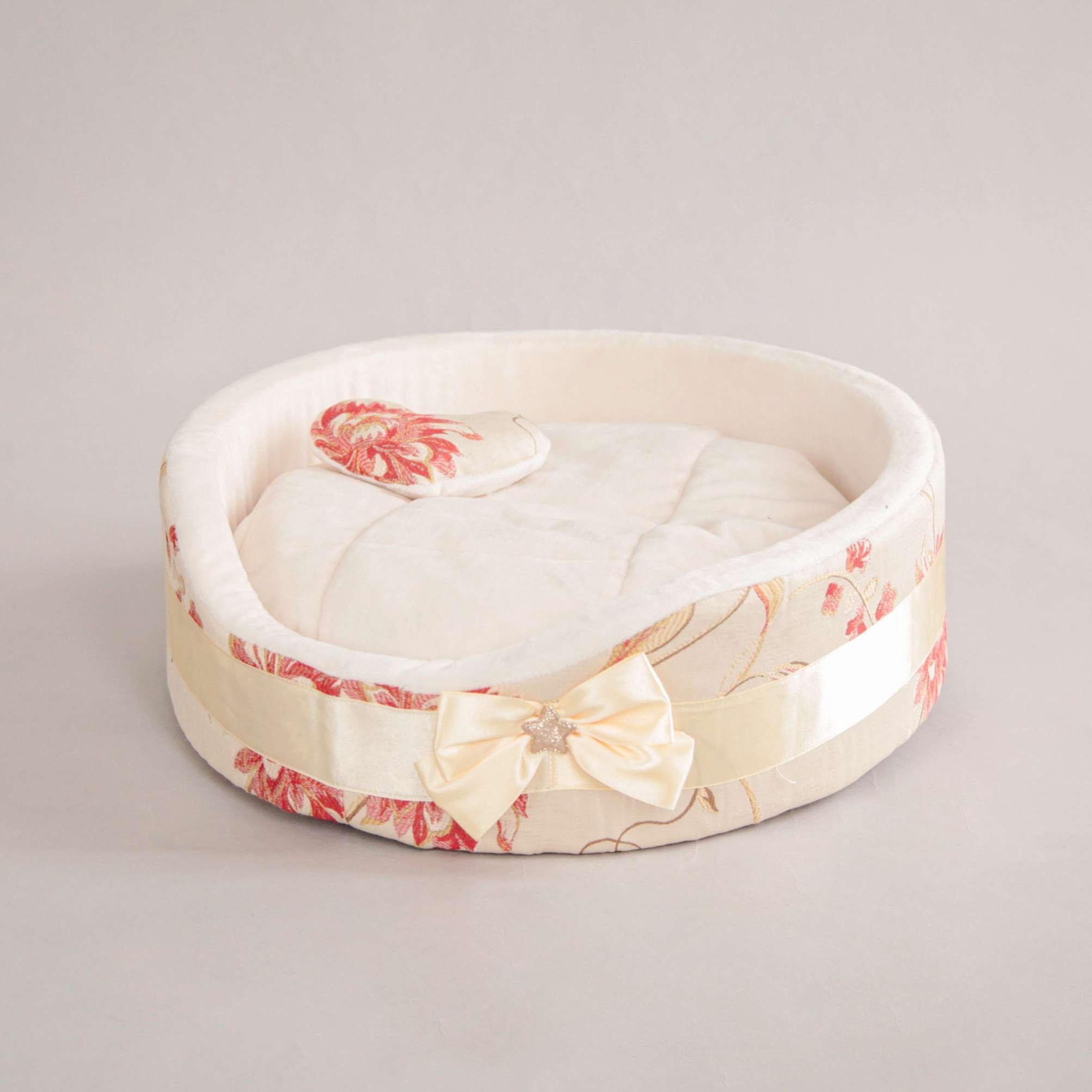 [Лежак] Лежанка для собак Puffy Цветы