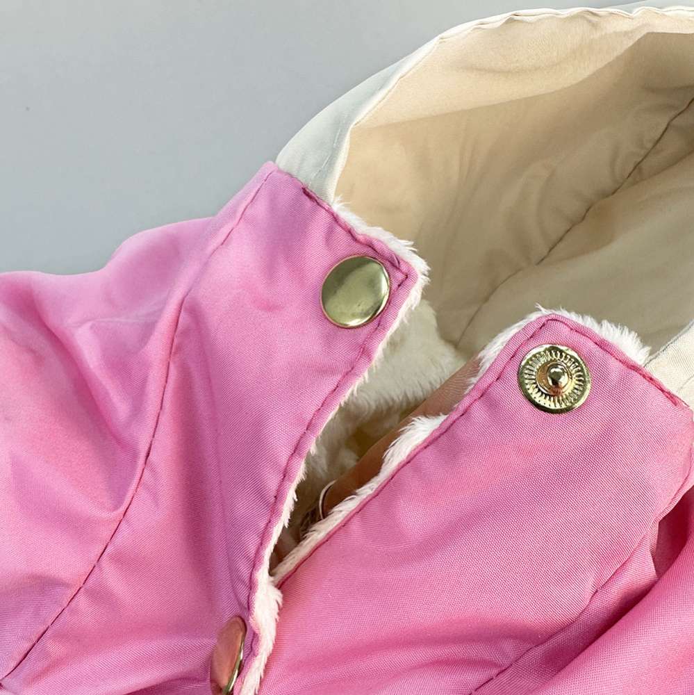 Утепленный дождевик для собак Puffy Cool girl