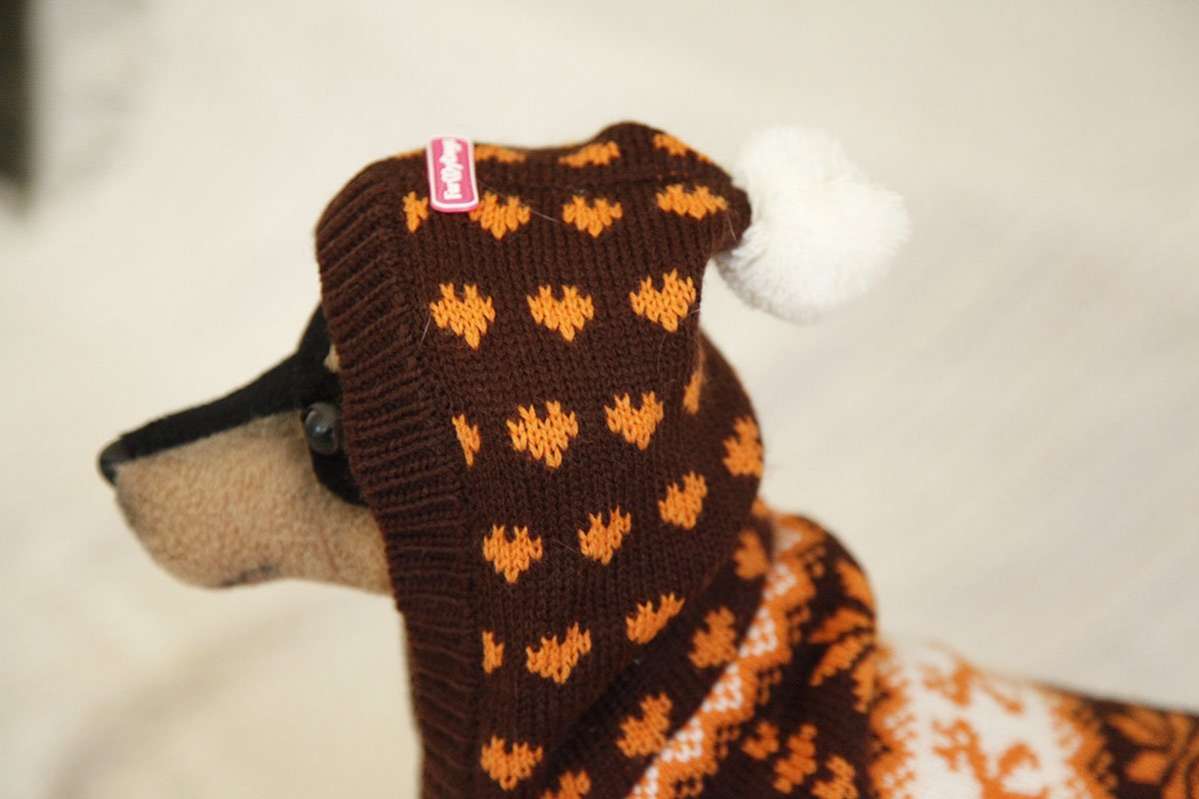 Свитер для собак с капюшоном ForMyDogs Норд