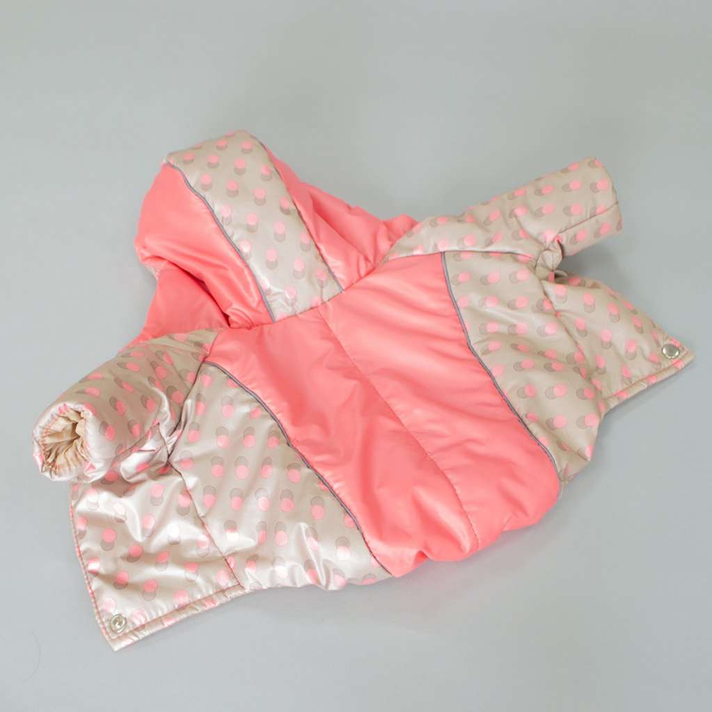 Куртка для собаки  Горошки