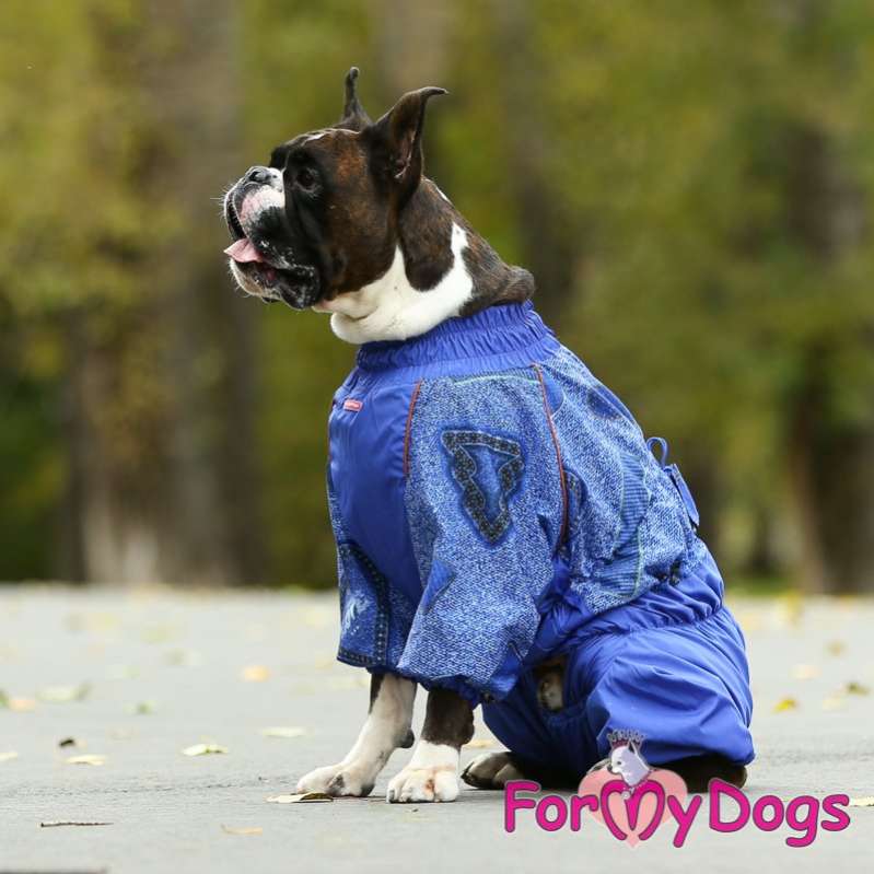 Комбинезон для собак средних и крупных пород ForMyDogs Blue